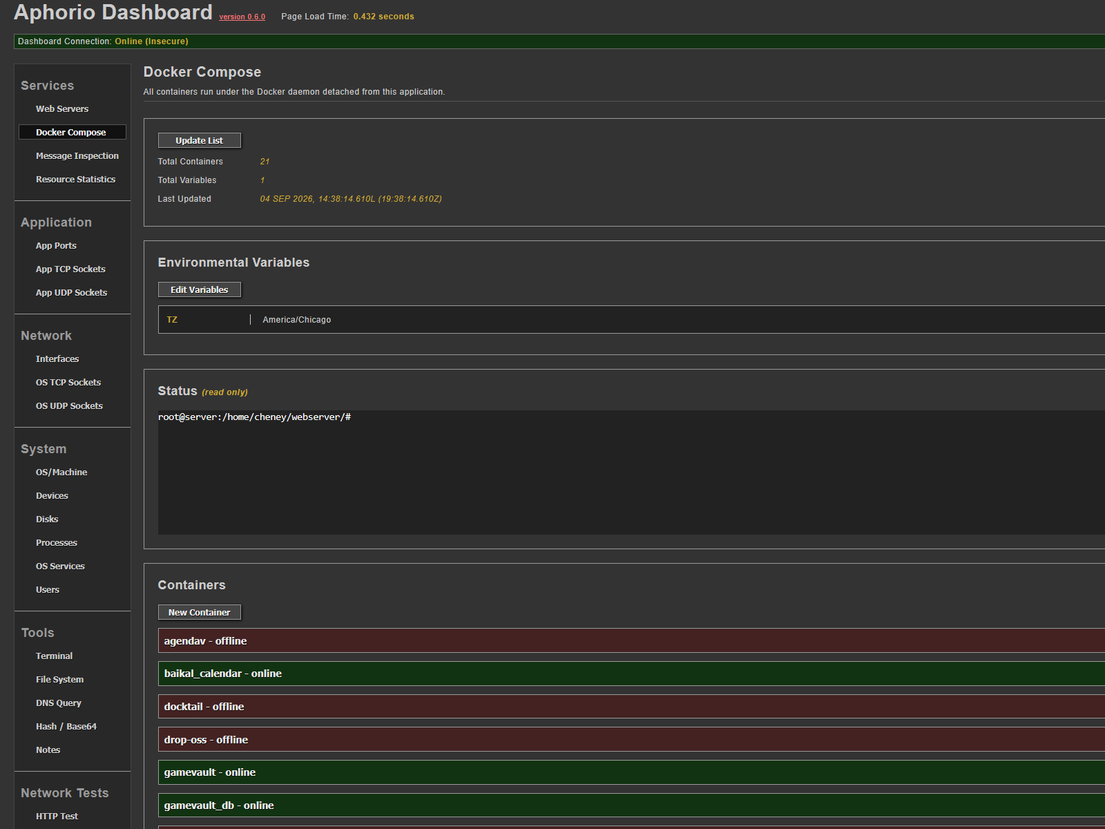 application screenshot